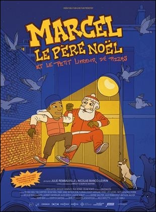 Marcel le Pre Nol et le petit livreur de pizzas